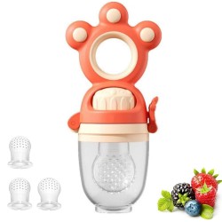 9562-BITTING BAG  BABY FRUIT PACIFIER 