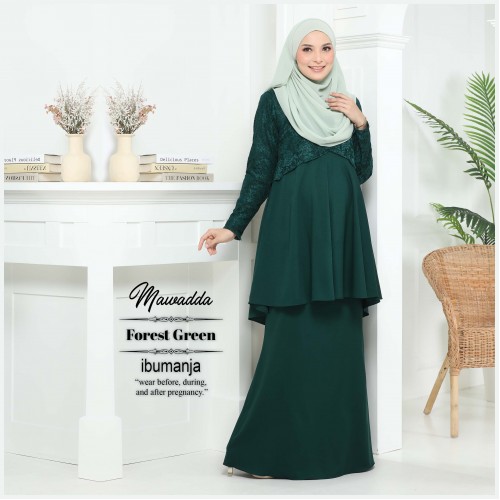 KURUNG MAWADDAH - FOREST GREEN