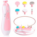 6IN1 ELECTRIC BABY NAIL TRIMMER ( Pink)
