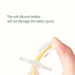 SILICONE BABY TOOTHBRUSH SET (PINK)