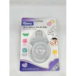 45414N - SILICONE NIPPLES FOR WIDE NECK BOTTLES - Size S (0M+)