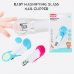 9217-NAIL CLIPPER WITH  MAGNIFYING GLASS