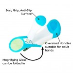 9217-NAIL CLIPPER WITH  MAGNIFYING GLASS