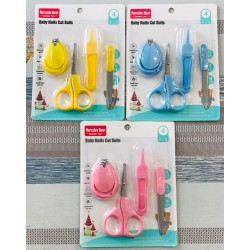 9501-4 PCS SET OF BABY NAIL CLIPPPER