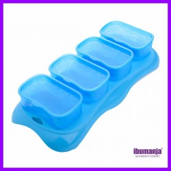 Autumnz Easy Breastmilk & Baby Food Storage Cups (4oz) - Ocean Blue