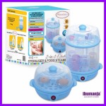 Autumnz - 2-in-1 Electric Steriliser & Food Steamer (Blue)