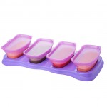 EASY Breastmilk & Baby Food Storage Cups (4oz)- Plum