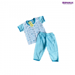 BAJU BABY BERKUALITI & MURAH - SELUAR PANJANG, LENGAN PENDEK (BLUE)