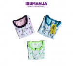 BAJU BABY BERKUALITI & MURAH - SELUAR PANJANG, LENGAN PENDEK (BLUE)