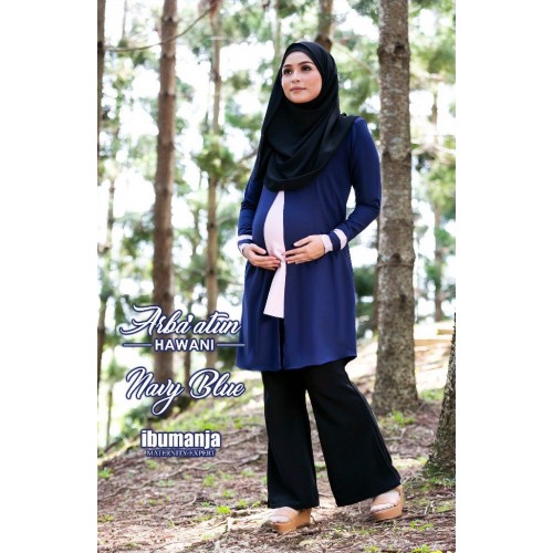 BLOUSE HAWANI - NAVY BLUE