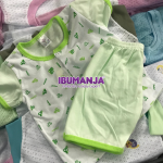 NEWBORN T-SHIRT /SELUAR PENDEK & LENGAN PENDEK /GREEN