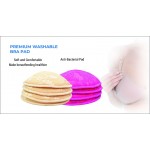 LUNAVIE PREMIUM WASHABLE BRA PADS 4PCS BLACK