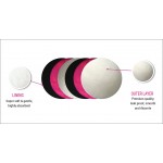 LUNAVIE PREMIUM WASHABLE BRA PADS 4PCS BLACK