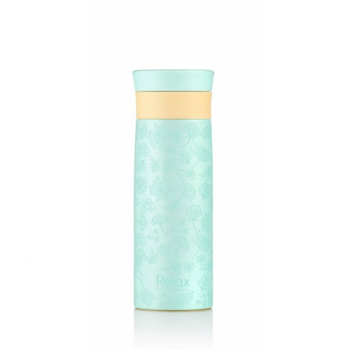 Relax - D5040-17 0.40 L S/S Thermal Flask (Blue)