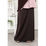 MATERNITY SKIRT 9599 BROWN (XXL)