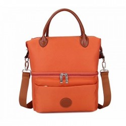 V-COOOL CITY IN STYLE 2 COMPARTMENT COOLER BAG - ORANGE