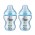 TOM-422580/38 Tommee Tippee - Closer To Nature 9oz PP Tinted Bottle (Twin) BLUE